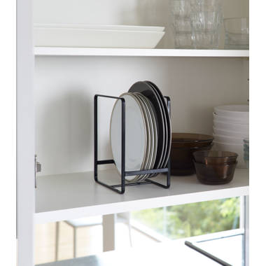 Yamazaki Home Plate Rack Dish Stand Dish Storage Plate Holder Large Steel Large